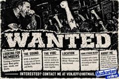 Hardcore muzikanten gezocht