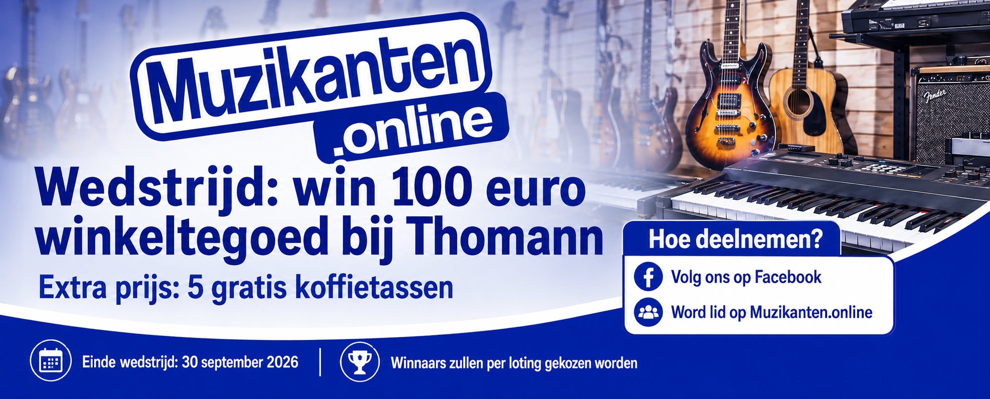 Wedstrijd bij Muzikanten.online