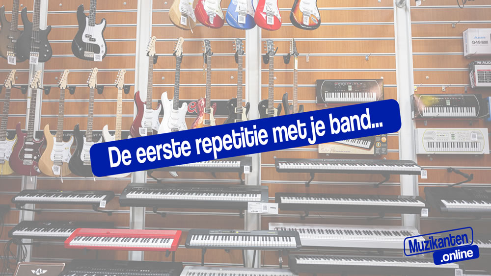 Eerste repetitie met een band: hoe pak je dat goed aan?
